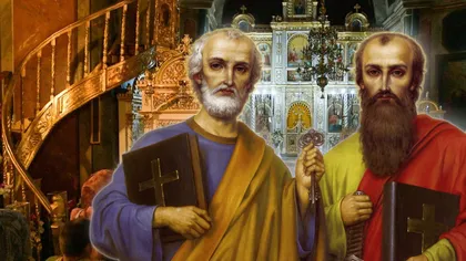Calendar ortodox 29 iunie 2026. Cruce roşie, Sfinţii Apostoli Petru şi Pavel. Rugăciune puternică şi grabnic ajutătoare pentru protecție și izbăvire de nedreptăți