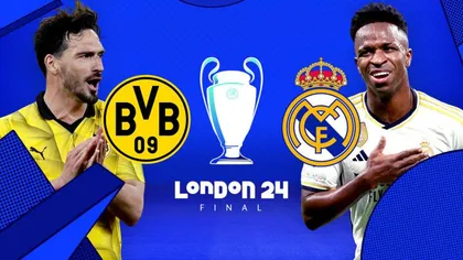 Borussia Dortmund-Real Madrid LIVE VIDEO, finala Champions League 2024. Regal fotbalistic înainte de Euro 2024