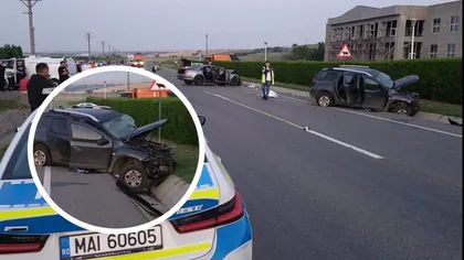 Accident teribil în Bârlad: Șoferul, un tânăr de 19 ani care conducea o Dacia Duster, a murit pe loc. Opt persoane se află în stare gravă la spital