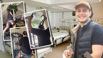 Fiul Andreei Esca, Aris Eram, de urgenţă la spital, s-a accidentat grav la fitness: „M-au cusut”