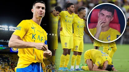 Și bărbații plâng câteodată! Cristiano Ronaldo a plâns ca un copil după ce a ratat câștigarea primului său trofeu în Arabia Saudită