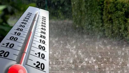 Noi alerte meteo COD GALBEN. Temperaturile cresc până la 32 de grade, dar nu vom scăpa de ploi