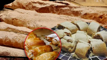 Strudel cu gem de caise. Desertul rapid și nebun de gustos, ideal în Postul Paștelui 2025
