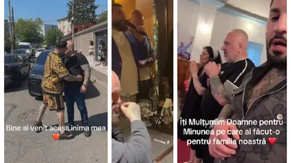 VIDEO Sile Cămătaru, de la „Tatăl nostru”, la manele cu Tzancă Uraganu. Petrecere de pomină cu mulţi invitaţi surpriză la ieşirea din închisoare