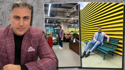 Alexandru Ciucu, fostul soț al Alinei Sorescu, surprins la cumpărături în Pipera