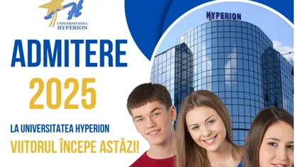 Admitere 2025 la Universitatea Hyperion din București. Ofertă educaţională bogată şi în acest an