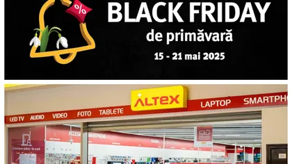 Altex anunță reduceri uriașe. Este Black Friday de primăvară în toate magazinele din țară. Lista produselor care se află la ofertă