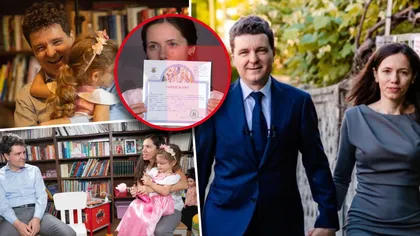 Partenera lui Nicușor Dan a arătat la TV certificatele de botez ale copiilor. ”Nu am făcut din asta marketing sau publicitate”