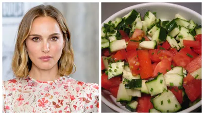 Natalie Portman, actriţa cu origini româneşti, dezvăluie reţeta salatei preferate. „O aveam la micul dejun, prânz și cină. Mama o făcea mereu”