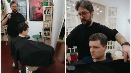 Cât costă să te tunzi la hairstylistul lui Nicușor Dan. Președintele României l-a arătat tuturor pe Alex: „Vin la el de 5 ani”