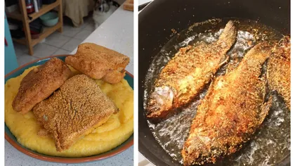 Ce să pui în mălai înainte de a prăji peștele. Ingredientul care schimbă tot