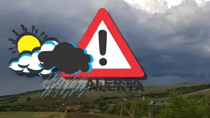 ANM, alerte pe bandă rulantă de vreme rea. Ploi torențiale, grindină și vijelii în numeroase județe