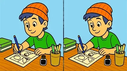 Test IQ. Găsește cele trei diferențe dintre cele două imagini în mai puțin de 10 secunde