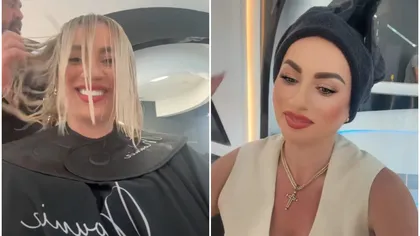 Rocsana Marcu s-a lăsat pe mâna celebrului hairstylist Mounir, din Dubai. Cum arată acum vedeta