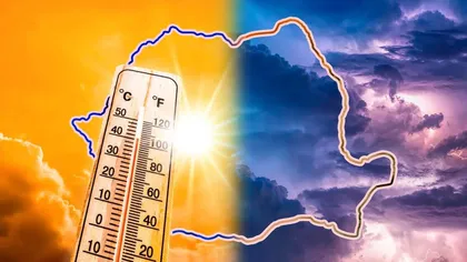 Prognoza meteo. Temperaturi de vară, dar şi risc de furtuni şi grindină