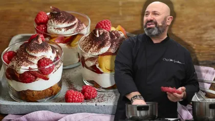 Ingredientul special pe care îl folosește Cătălin Scărlătescu pentru un tiramisu perfect: „Oferă o aromă deosebită”
