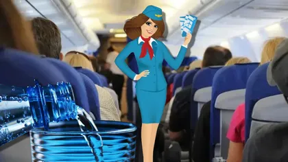 De ce costă atât de mult apa în avion? O fostă stewardesă dezvăluie marile secrete ale companiilor de zbor