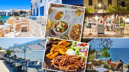 Cât costă mâncarea la tavernele din Grecia. Turist: ”Prețurile sunt la jumătate față de Mamaia”