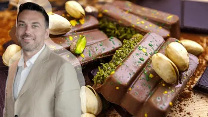 Desertul momentului, pregătit de chef Ștefan Popescu. Cum prepară cunoscutul bucătar ciocolata Dubai
