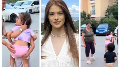 Imagini emoţionante cu fetiţa Teodorei, tânăra împuşcată în Cosmopolis. Emma Marcu s-a jucat şi s-a îmbrăţisat cu copiii lui Tzanca Uraganu