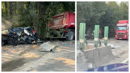 Accident GRAV cu un camion și o mașină pe Centura București. Șoferul autoturismului și-a pierdut viața