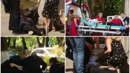 VIDEO Scene dramatice la priveghiul soțului Irinei Loghin. Cântăreața a fost sprijinită pe drumul spre capelă, ”Regina întunericului” a leșinat!