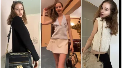 Irina Columbeanu își etalează cu mândrie gențile de lux, în România. Fiica fostului milionar a venit în țară cu 3 modele de Chanel, în valoare de 18.000 de euro