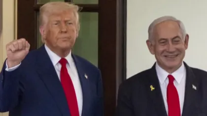 Benjamin Netanyahu se întâlnește cu Donald Trump la Casa Albă. Cei doi ar urma să anunțe încetarea focului în Fâșia Gaza