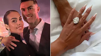 Câți bani a scos din buzunar Cristiano Ronaldo pe inelul de logodnă al Georginei Rodriguez. Bijuteria are în jur de 15 carate