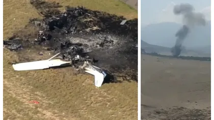 Tragedii aviatice, cu morţi şi răniţi. Două avioane s-au ciocnit în aer, un elicopter s-a prăbuşit în munţi VIDEO