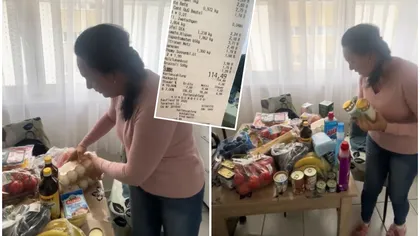 Prețuri semnificativ mai mici la alimente în Germania decât în alte țări ale Europei. Ce a cumpărat o româncă de 116 euro din supermarket: „Nu vă mai mirați că pleacă românii din țară. Este bătaie de joc”