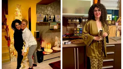 Cum arată casa Minodorei. Livingul este decorat în stil african