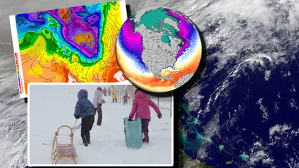 PROGNOZA METEO. După potopul din octombrie, sania aduce ninsori şi ger. La Nina este activă, ce anunţă vortexul polar la iarnă şi coliziunea cu El Nino