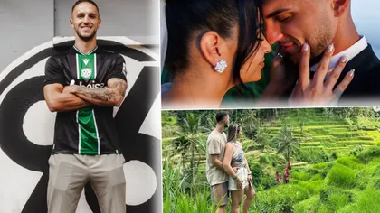 Cine este și cum arată soția lui Virgil Ghiță, fotbalistul care a bucurat românii în meciul cu Austria. FOTO