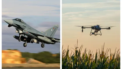 Alertă din cauza dronelor la granița României. A fost emis RO-Alert, două avioane de luptă au fost ridicate de la Mihail Kogălniceanu