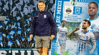 RAPID VIENA – CRAIOVA: 0-1. Prima victorie pentru olteni în Conference League CLASAMENT