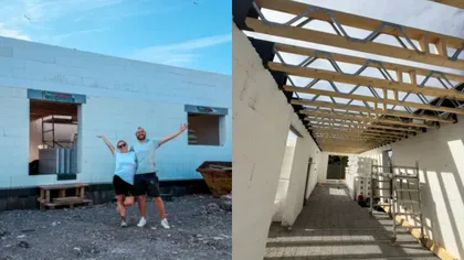 Cum și-au ridicat doi tineri casa visurilor lor cu un material extrem de ieftin și comun. Au reușit să economisească peste 100.000 de euro FOTO
