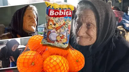 Povestea emoționantă a bătrânei de 90 de ani care își dorește portocale și pufarine de Crăciun. Tanti Teleu locuiește într-un sat de munte pustiu din Hunedoara