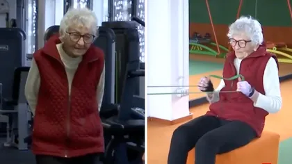 Bunicuța din Cluj distruge stereotipurile sportive. La doar 91 de ani, rupe sala și devine un exemplu pentru tineri