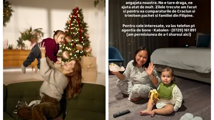 Alina Ceuşan, postarea despre bona filipineză care a topit inimile fanilor pe reţelele de socializare: „Florence e ca o prietenă bună!”