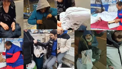 „Îngerul nevoiașilor” de la Gara de Nord! Cine este Mihai Ceserean, bunul samaritean care luptă cu indiferența cheltuind leafa sa pe amărâții străzii. Gesturile sale sunt VIRALE!