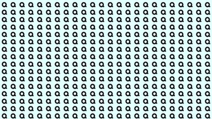 TEST IQ. Identificați singura literă O ascunsă printre Q-uri. Numai mințile sclipitoare reușesc în mai puțin de 10 secunde