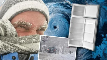 Vortexul loveşte năprasnic România în orele următoare. Faceţi provizii, temperaturile scad la MINUS 20 de grade Celsius