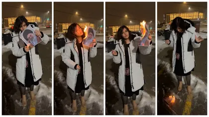 Tânăra care și-a aprins țigara cu portretul în flăcări al ayatollahului a devenit simbolul protestelor din Iran. Peste 2.500 de persoane și-au pierdut viața în urma revoltelor sociale