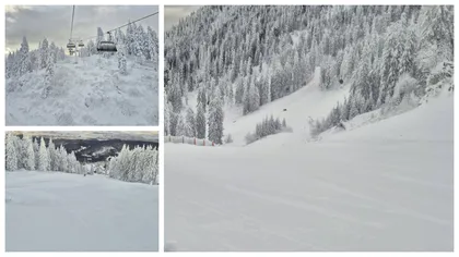 S-a deschis sezonul de schi în Poiana Braşov. Ce pârtii sunt funcționale și cum circulă transportul pe cablu