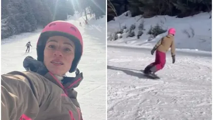 Soția principelui Nicolae a făcut show pe pârtie. Alina de România se dă cu placa de snowboard ca o profesionistă