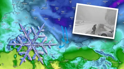 Un nou val de aer polar atacă România. Perturbaţia ciclonică vine cu o inversiune termică, avertizează ANM