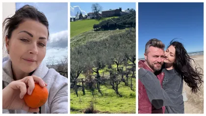 Ce au mai făcut Gabriela Cristea şi Tavi Clonda la casa lor din Italia. Imagini fabuloase cu priveliştea de pe terasă: „Ireal de frumos”