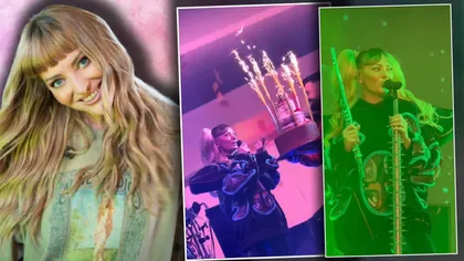 Delia a împlinit 44 de ani. Vedeta, sărbătorită în timpul unui concert din Capitală. FOTO