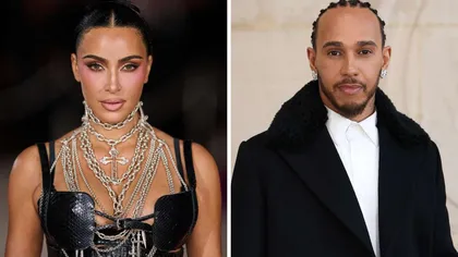 Primele imagini cu Kim Kardashian și Lewis Hamilton. Cum au apărut cei doi la Super Bowl